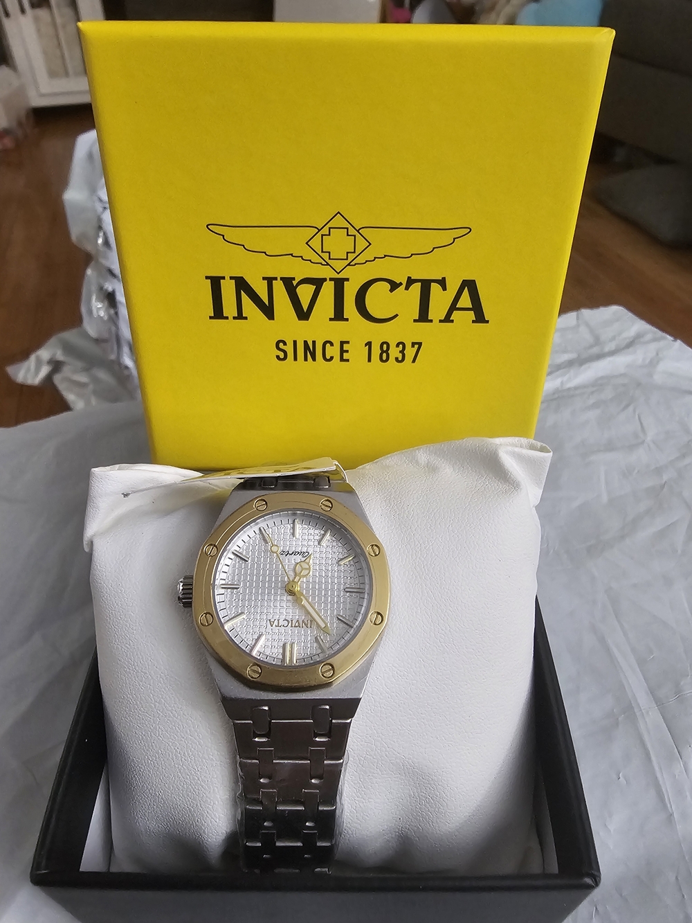 Invicta Two-Tone Women's Stainless Steel Watch in Silver and Gold